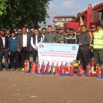 रामपुरमा सुरक्षाकर्मी र कर्मचारीलाई वन डढेलो नियन्त्रण सम्बन्धी तालिम