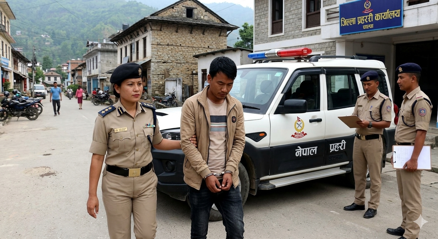 सीआईबीको डिएसपी बनेर ठगी गर्ने गुल्मीका युवक पाल्पामा पक्राउ