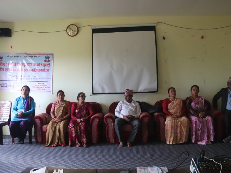 रामपुरमा बालमैत्री स्थानीय शासन घोषणा तयारी तिव्रता